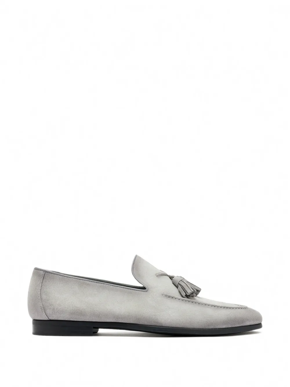 Magnanni Aston tassel-embellished suede loafers - Grigio