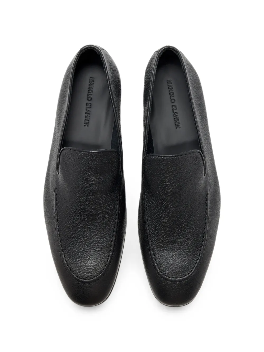Manolo Blahnik Truro leather loafers