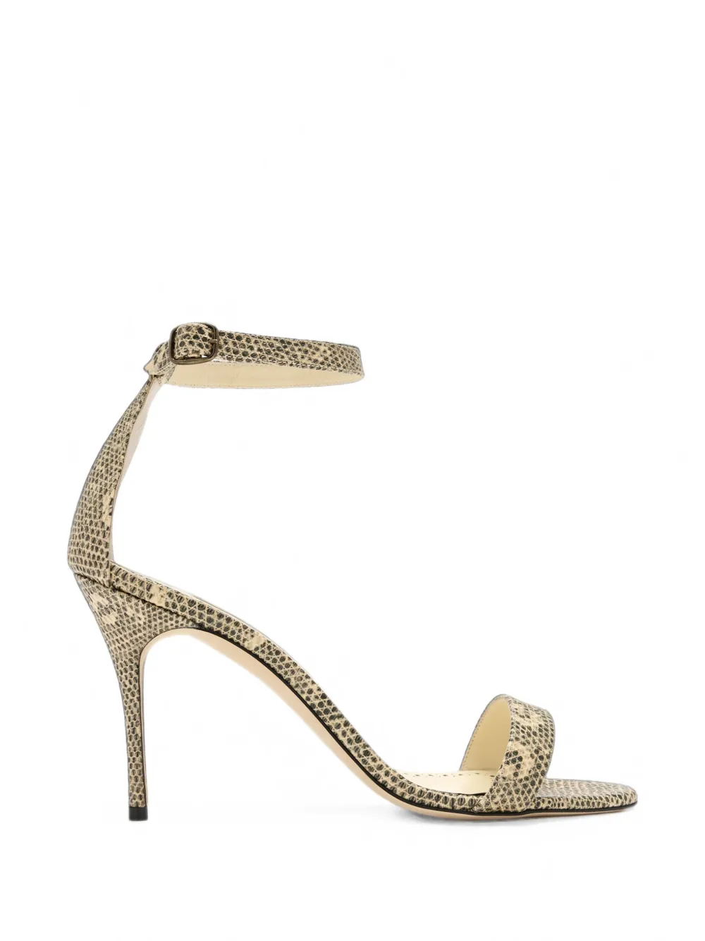 Manolo Blahnik Chaos snakeskin-effect leather sandals