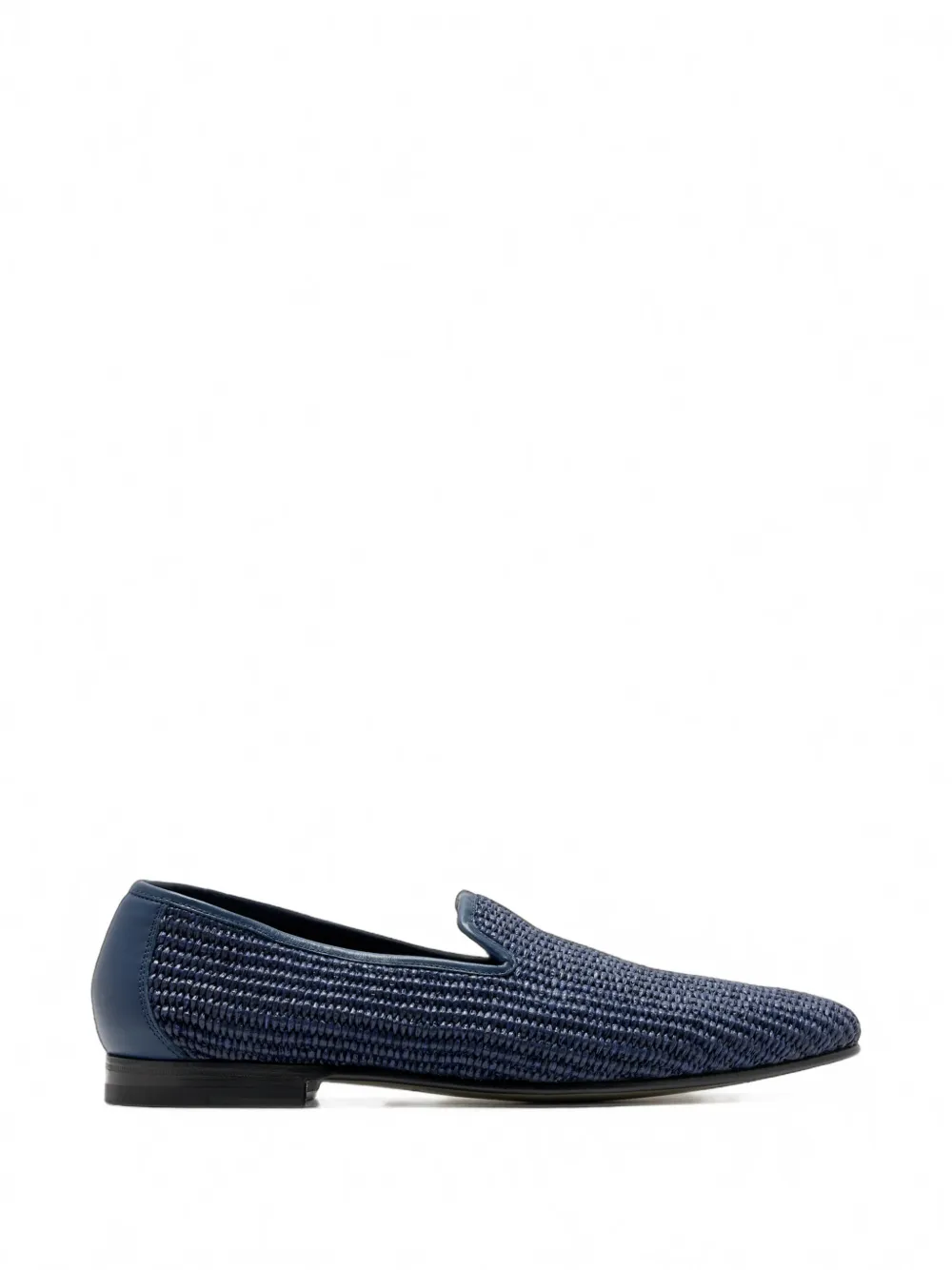 Manolo Blahnik Mario woven loafers - Blu