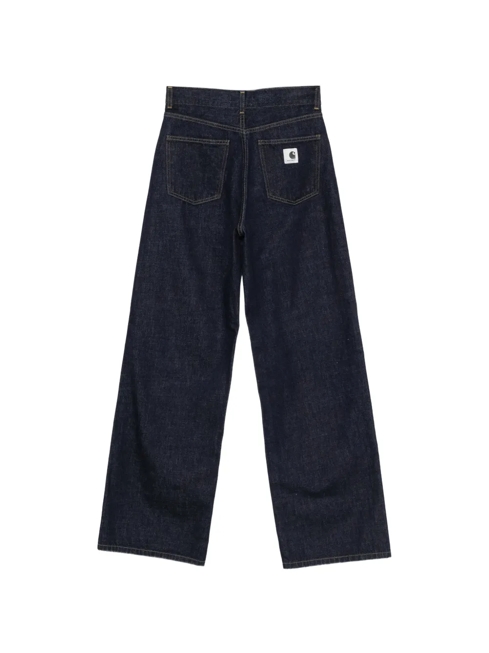 Carhartt WIP Jeans met wijde pijpen Blauw