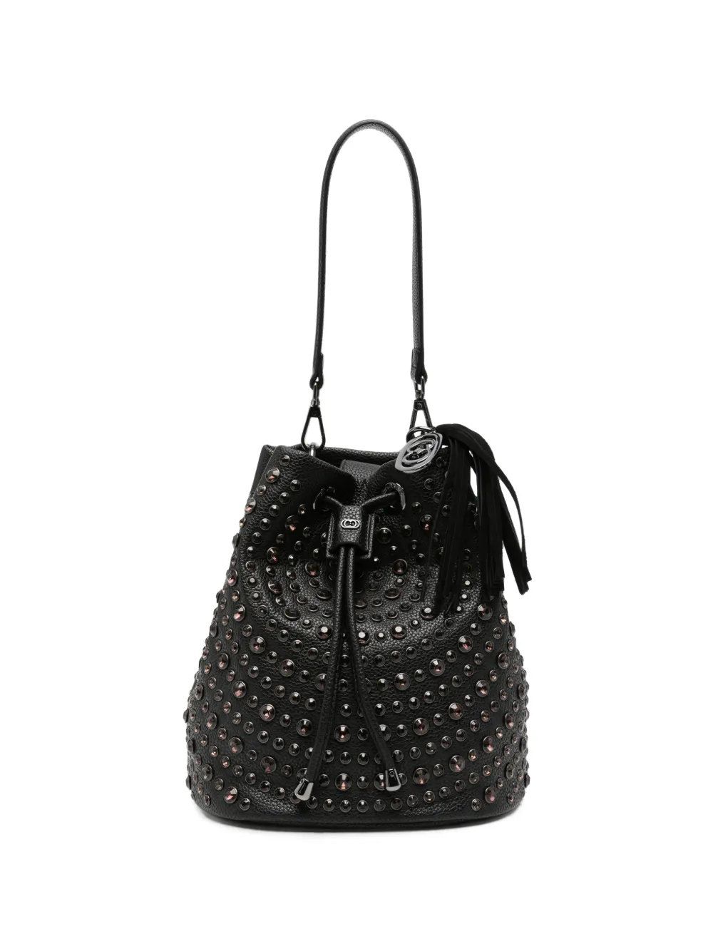 La Carrie Andromeda stud-embellished bucket bag