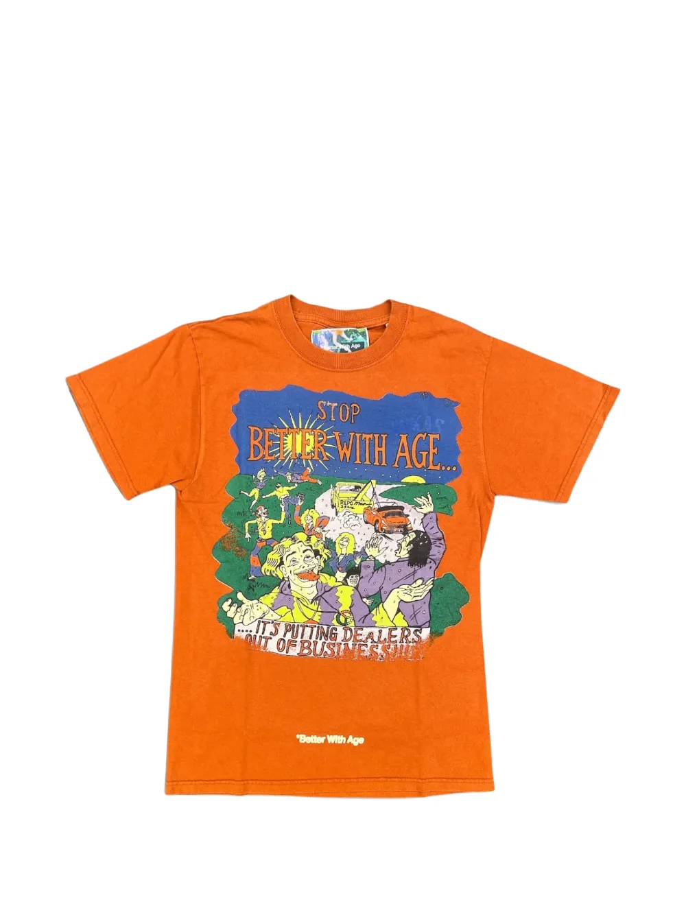 Better With Age Ellis T-shirt In Orange