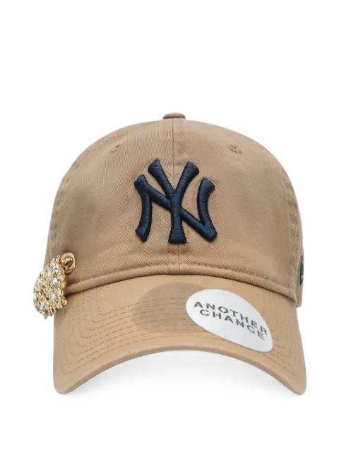 ANOTHER CHANCE crystal-embellished logo-embroidered cap