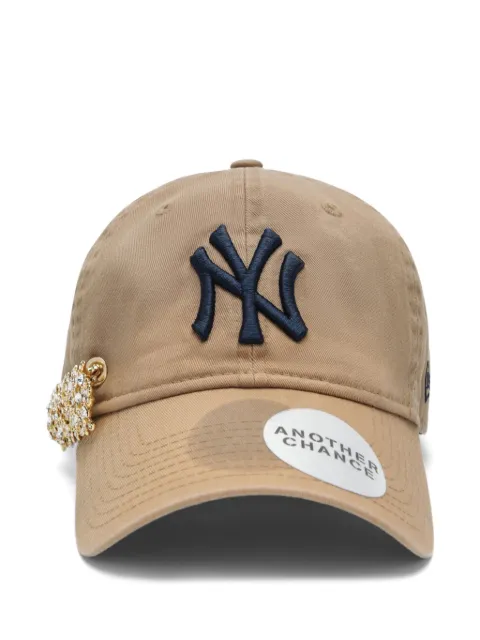 ANOTHER CHANCE crystal-embellished logo-embroidered cap