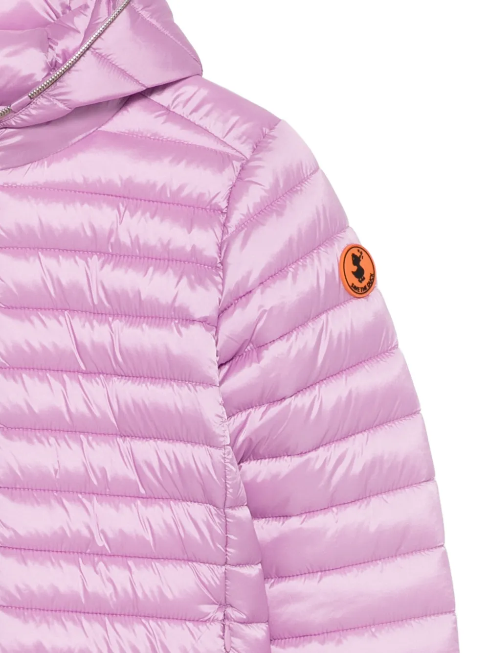 Save The Duck Kids Giubbini gewatteerd jack met capuchon Roze