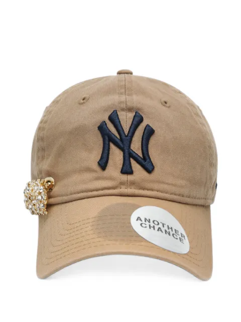 ANOTHER CHANCE embellished logo-embroidered cap