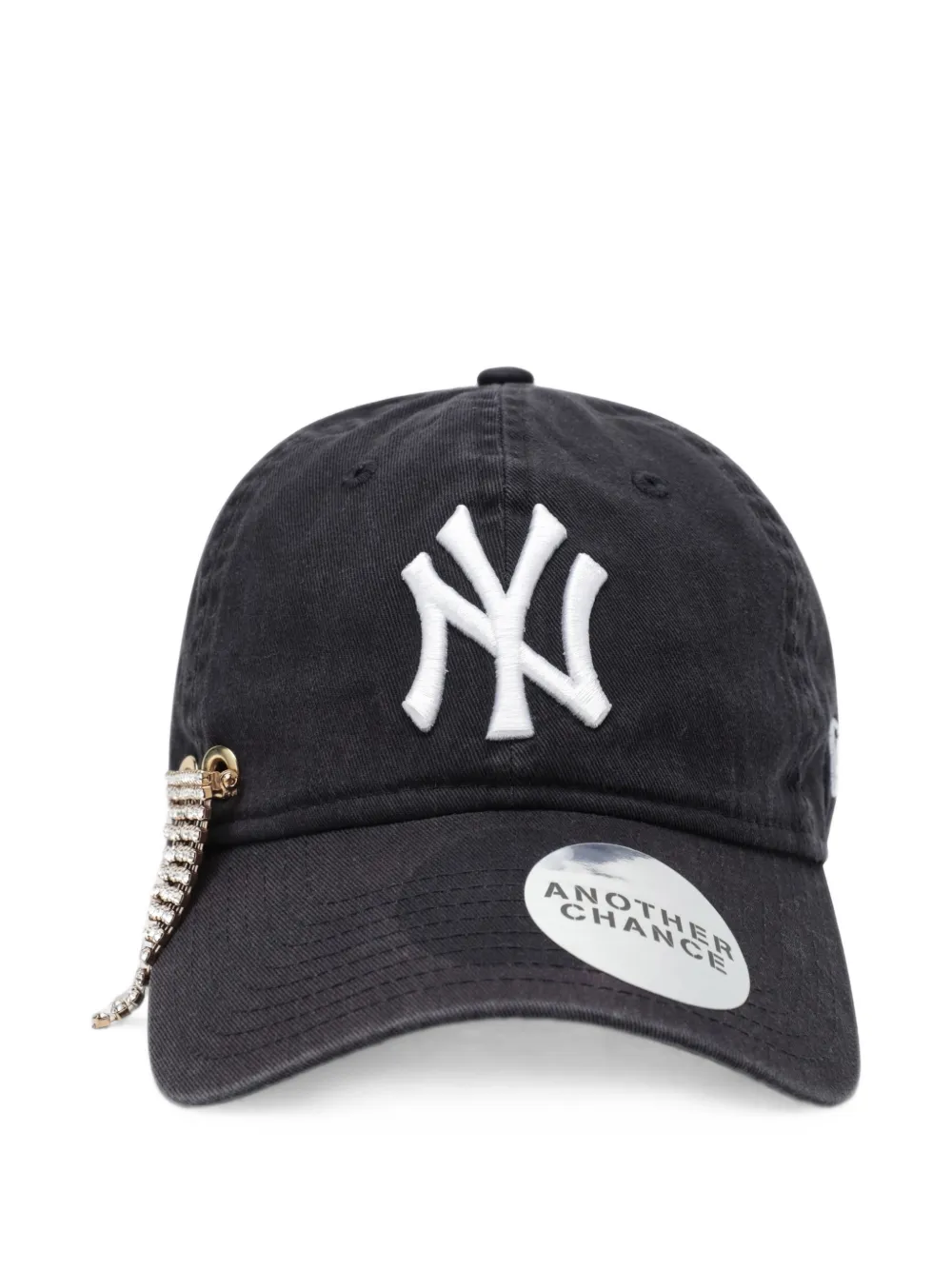 ANOTHER CHANCE crystal-embellished logo-embroidered cap