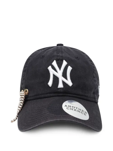 ANOTHER CHANCE crystal-embellished logo-embroidered cap