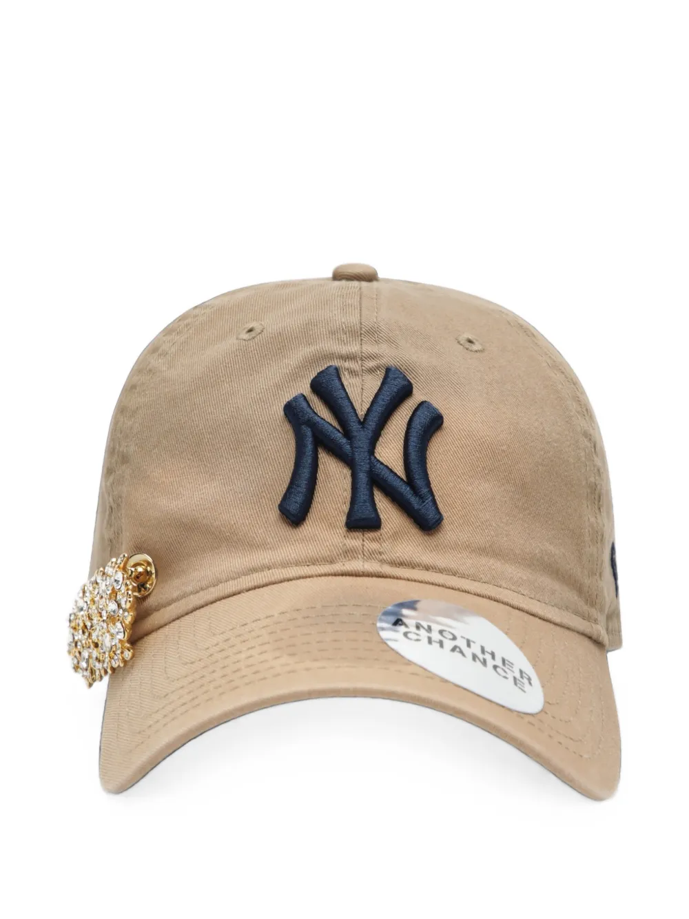 ANOTHER CHANCE crystal-embellished logo-embroidered cap