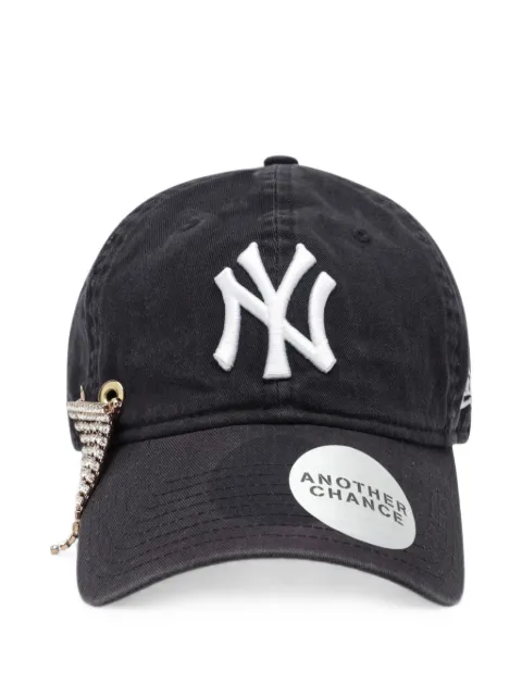 ANOTHER CHANCE crystal-embellished logo-embroidered cap