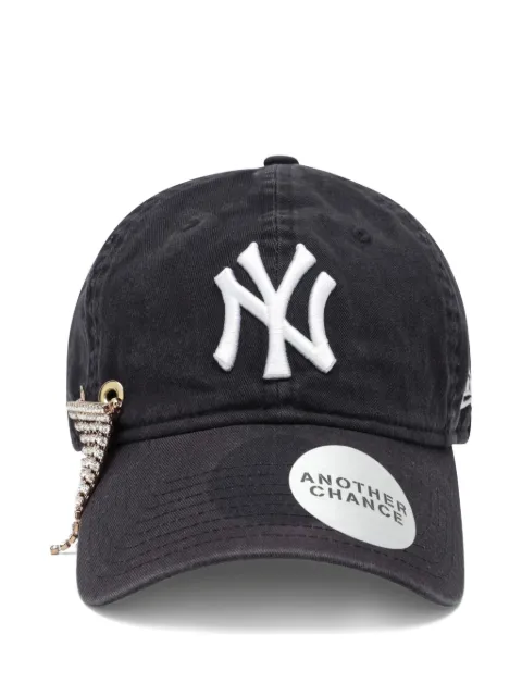 ANOTHER CHANCE crystal-embellished logo-embroidered cap
