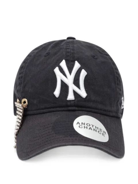 ANOTHER CHANCE crystal-embellished logo-embroidered cap