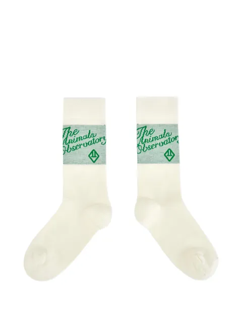 The Animals Observatory logo-print socks