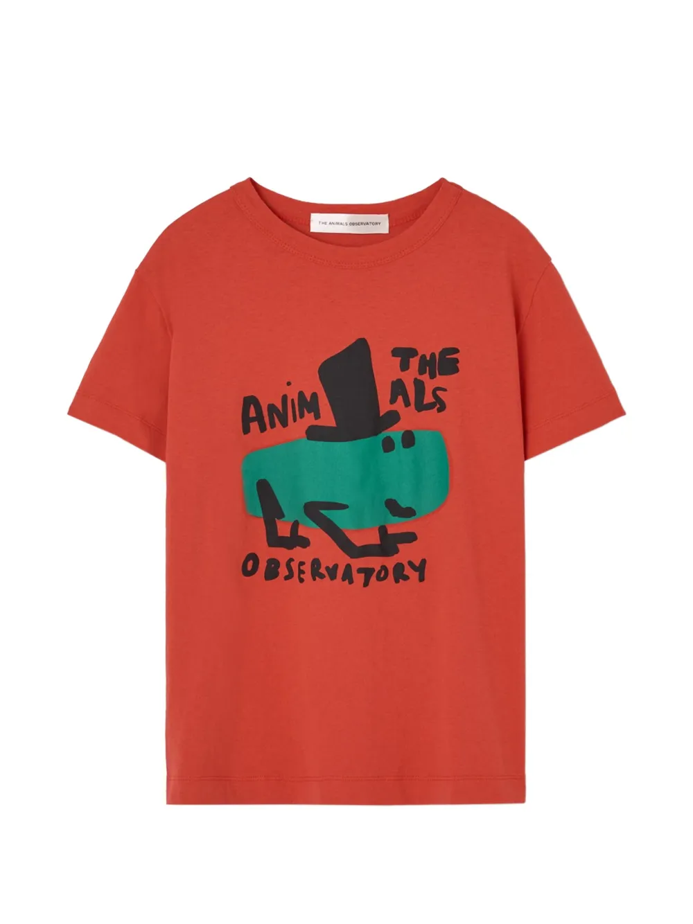 The Animals Observatory t-shirt Rooster à imprimé sauterelle - Rouge The Animals Observatory t-shirt Rooster à imprimé sauterelle - Rouge