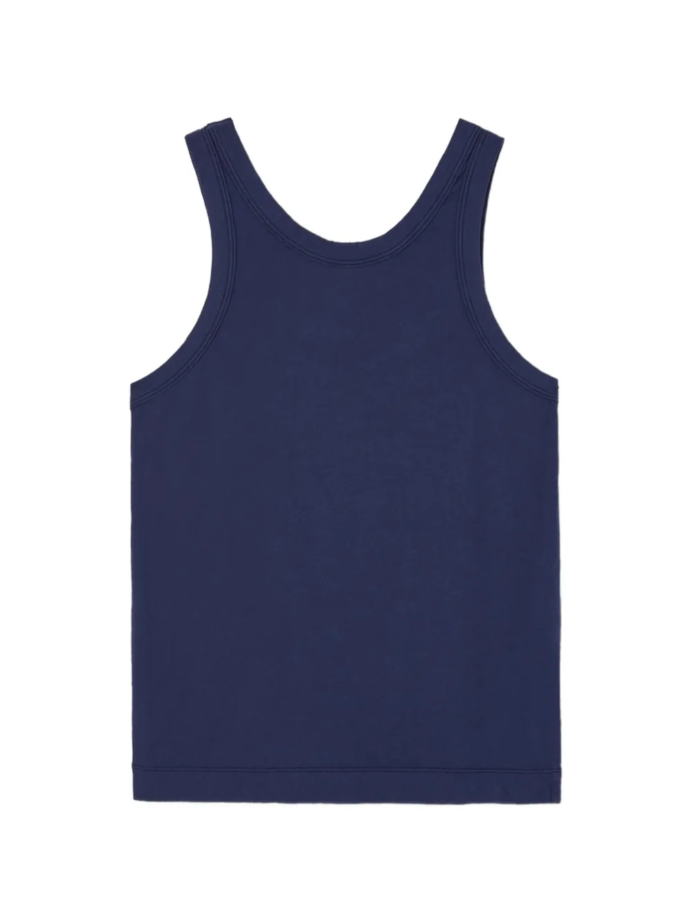 The Animals Observatory Tanktop met logoprint Blauw
