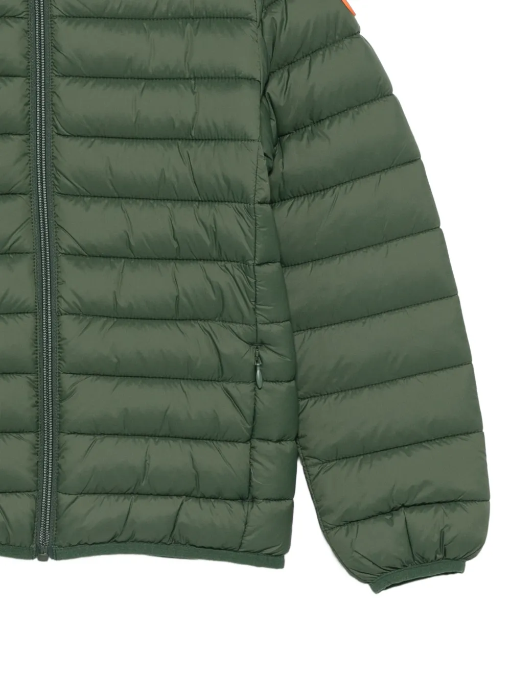 Save The Duck Kids Giubbini gewatteerd jack met capuchon Groen