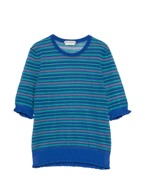 JW Anderson sheer fairisle top