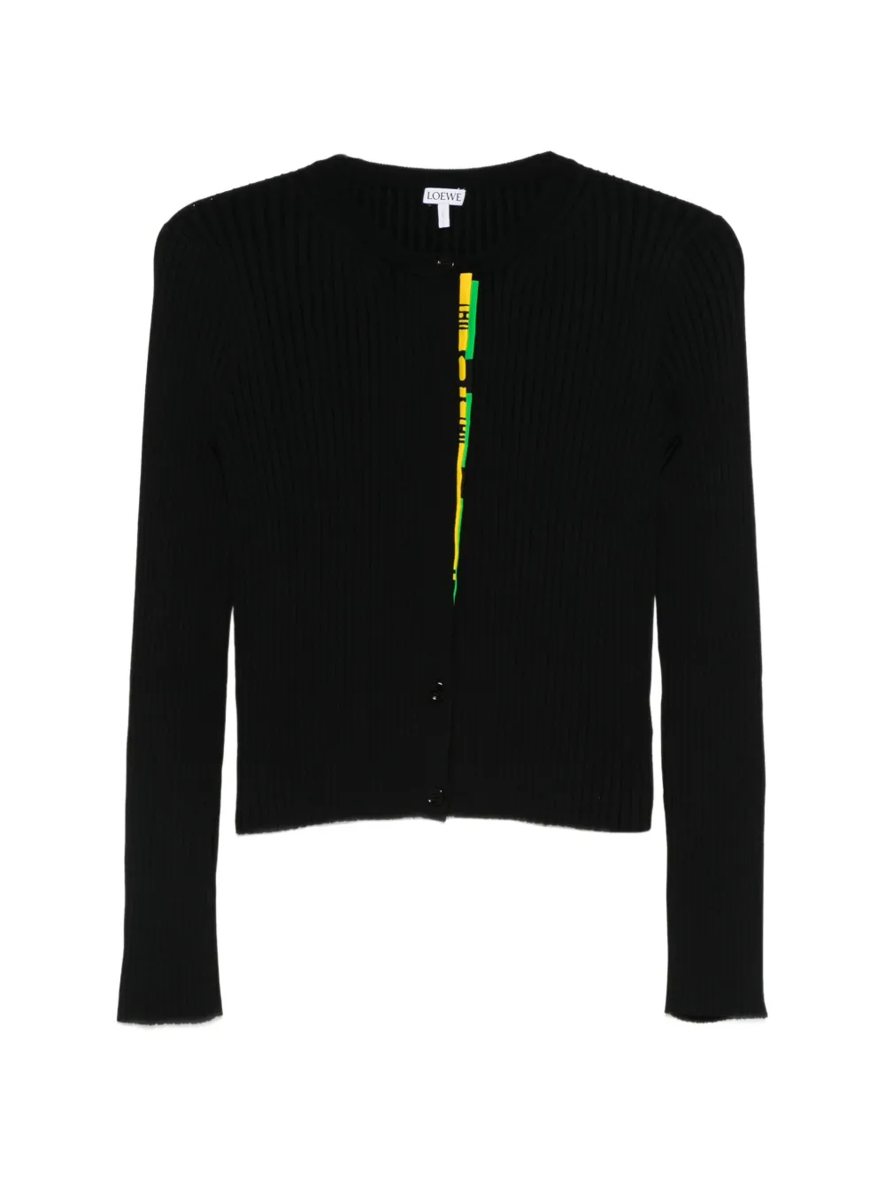 LOEWE cardigan in viscose blend - Nero