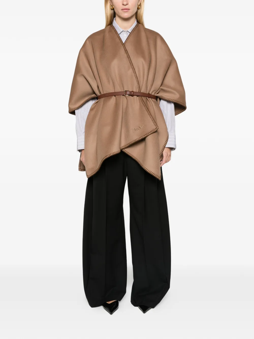 Max Mara Wollen jas Beige