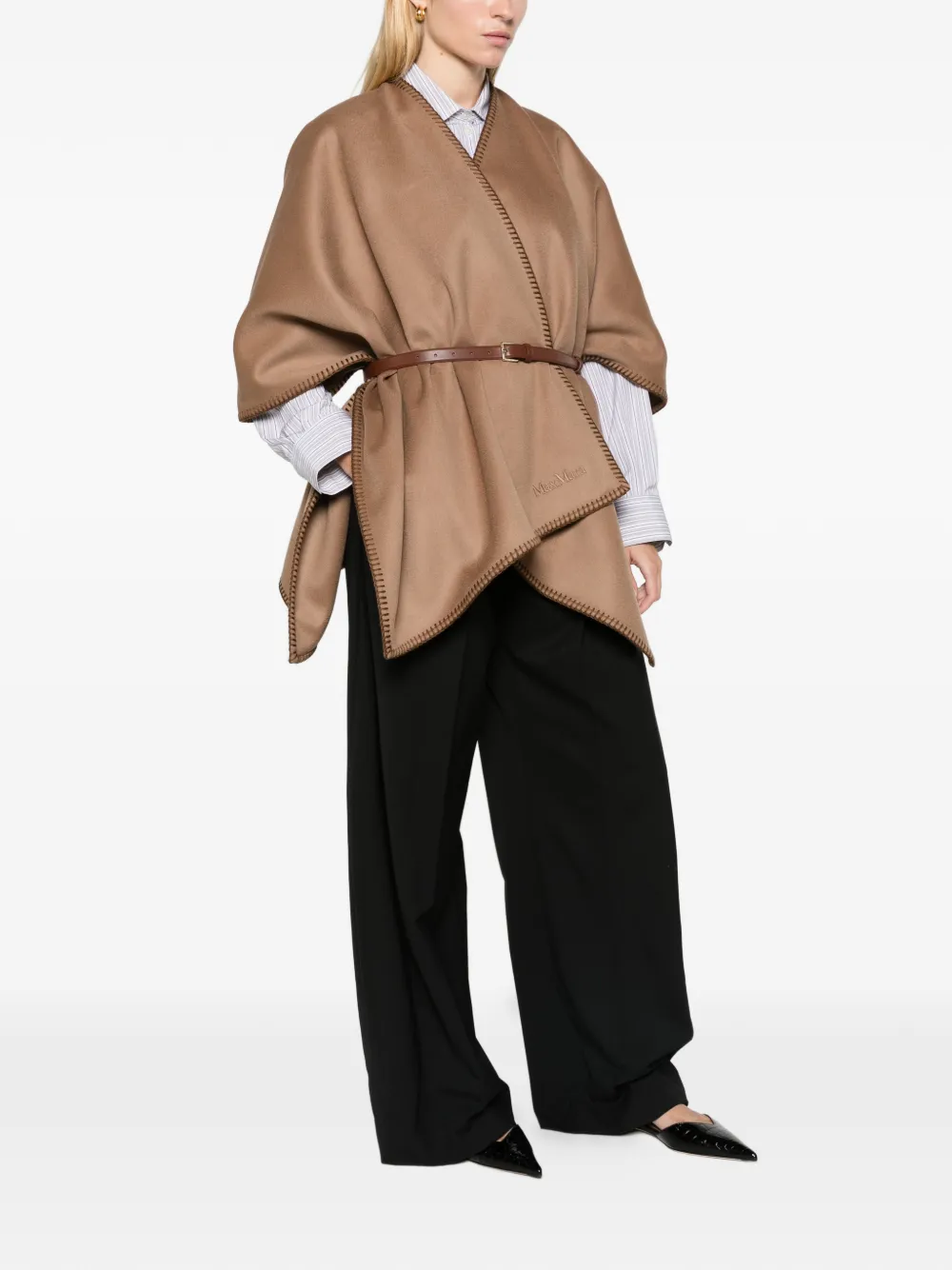 Max Mara Wollen jas Beige