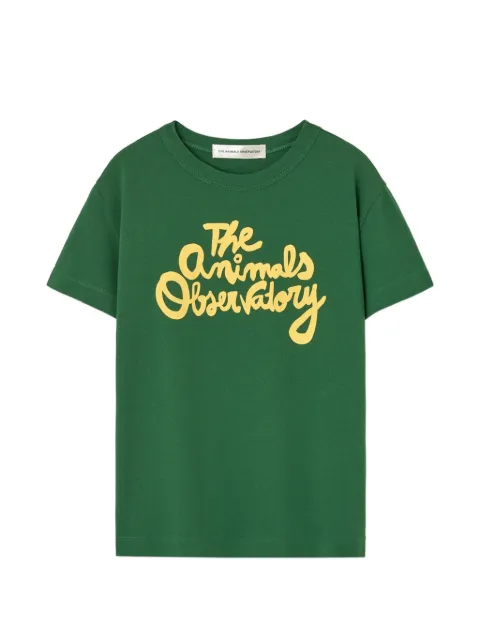The Animals Observatory logo-print graphic-print T-shirt