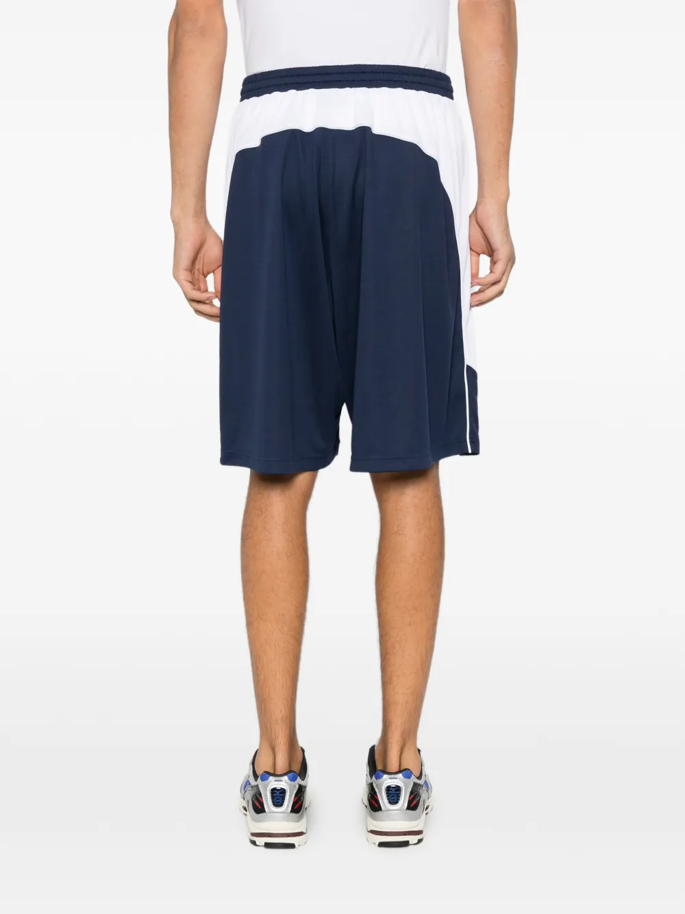 Balenciaga Soccer baggy shorts Blauw