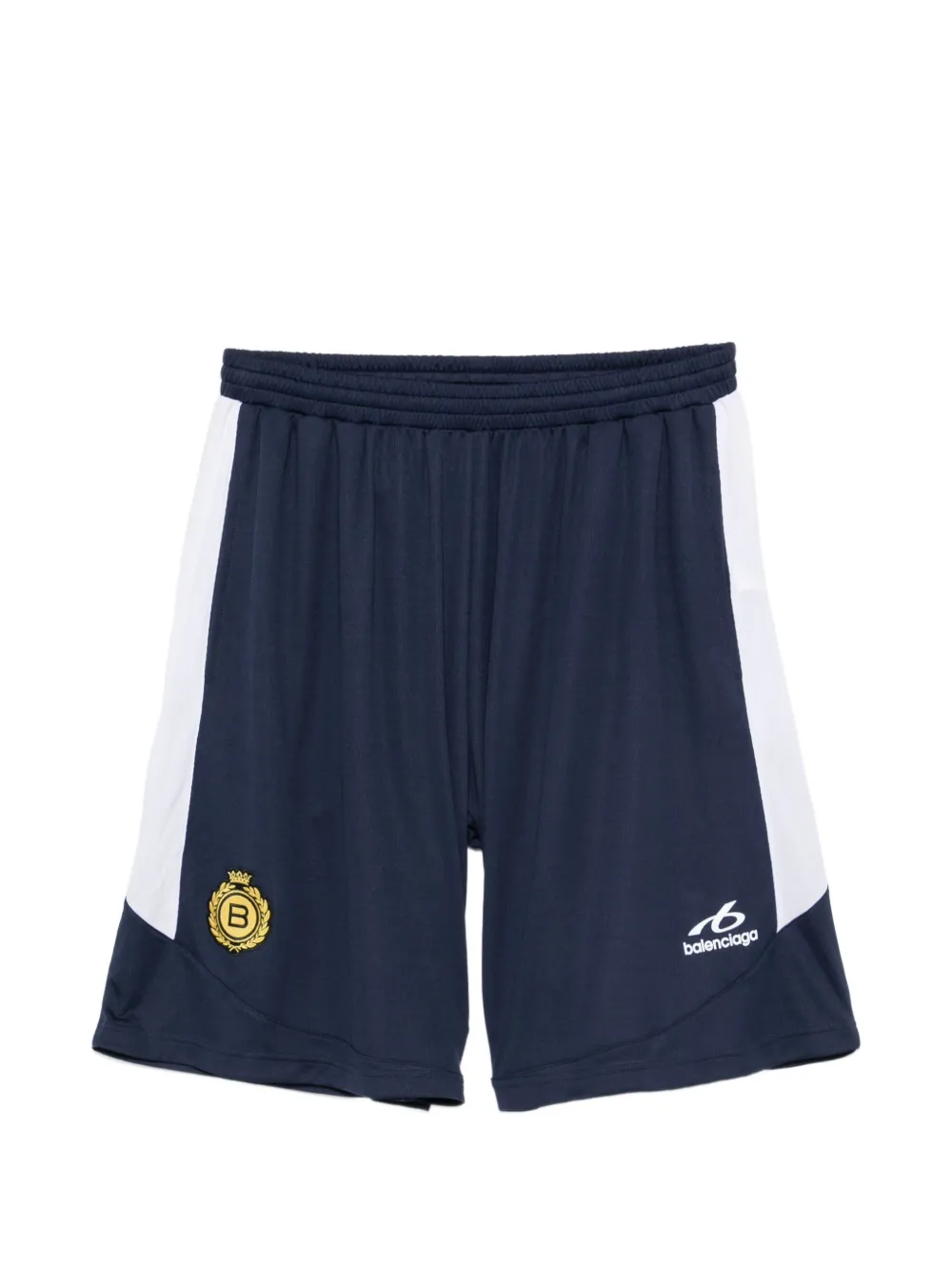 Balenciaga Soccer baggy shorts Blauw