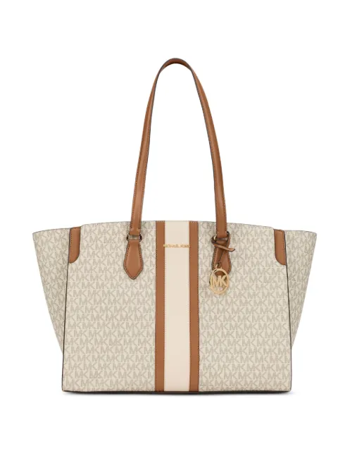 Michael Michael Kors monogram-print logo-pendant tote bag