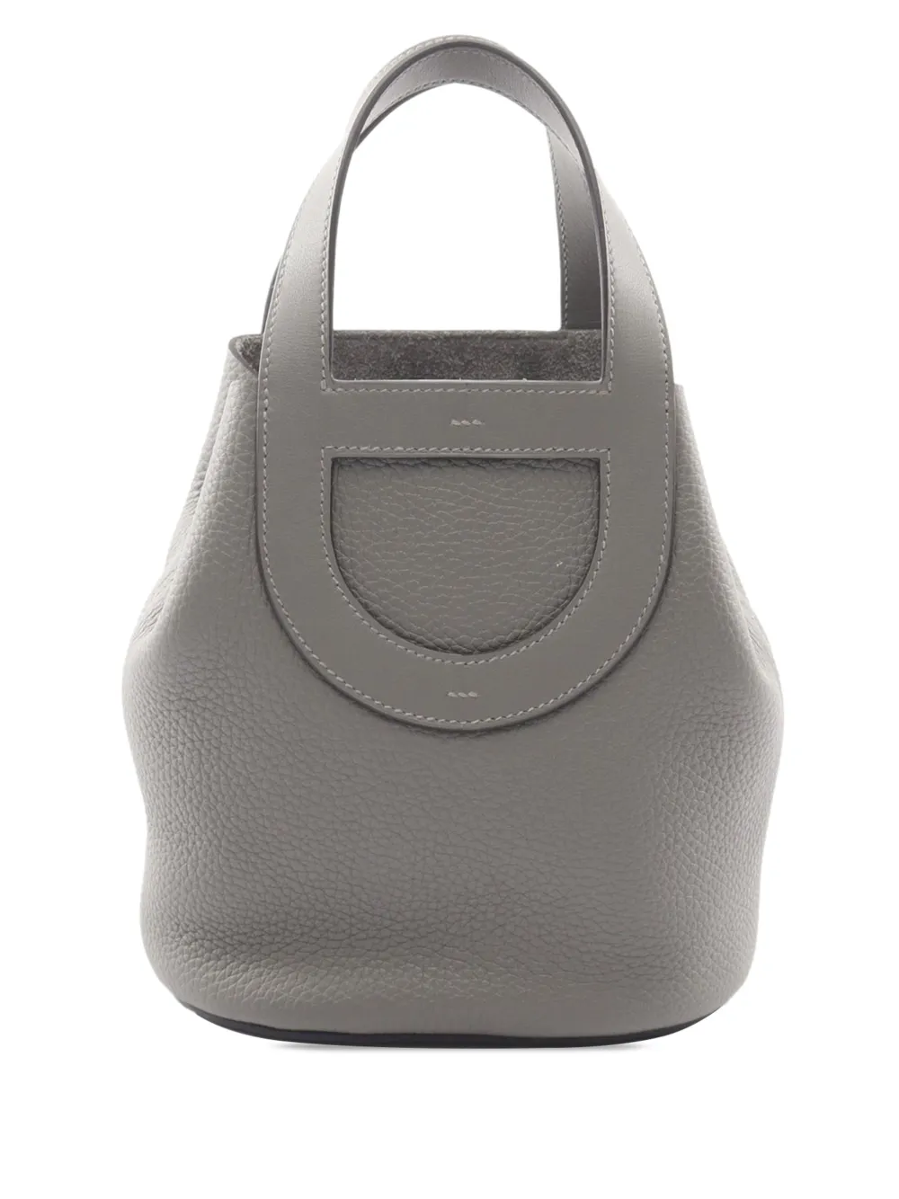 Hermès Pre-Owned 2022 Clemence and Swift In The Loop 18 handbag - Grigio