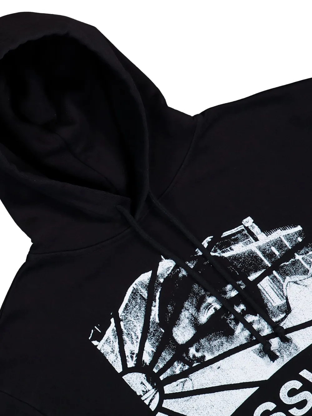 RASSVET Heritage grafische print hoodie Zwart