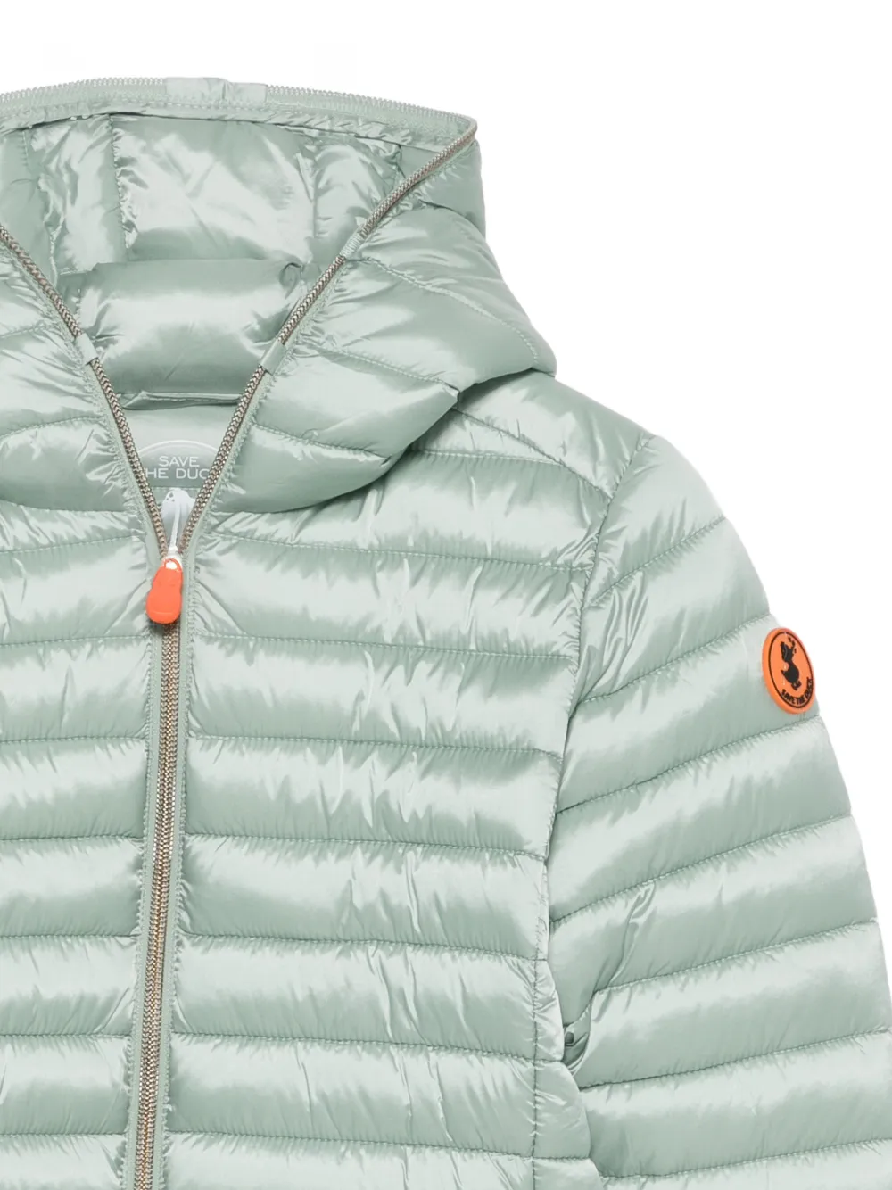 Save The Duck Kids Giubbini gewatteerd jack met capuchon Groen