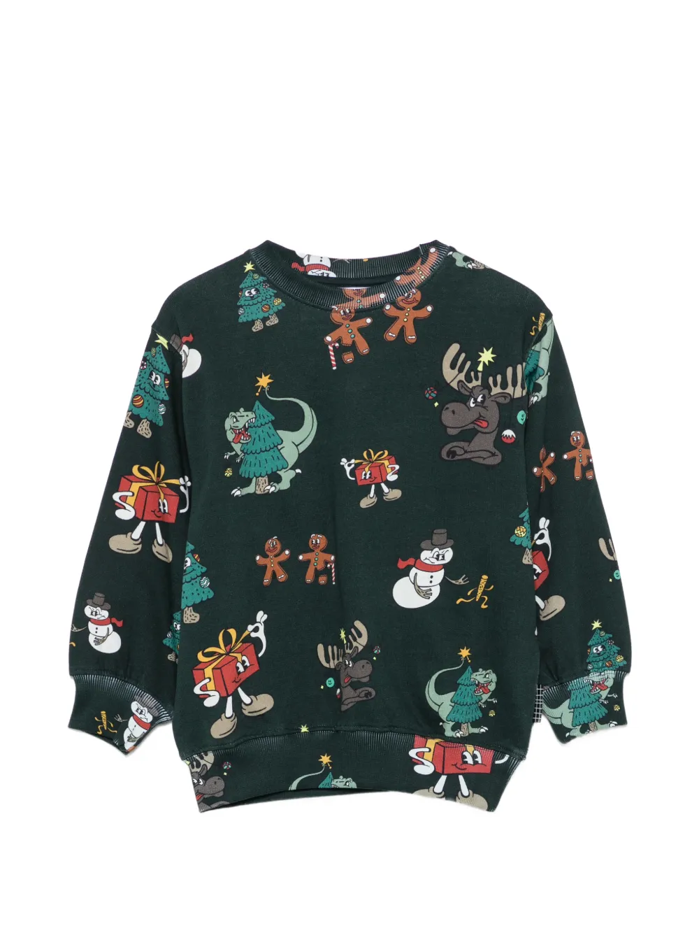 Molo Monti graphic-print sweatshirt - Verde
