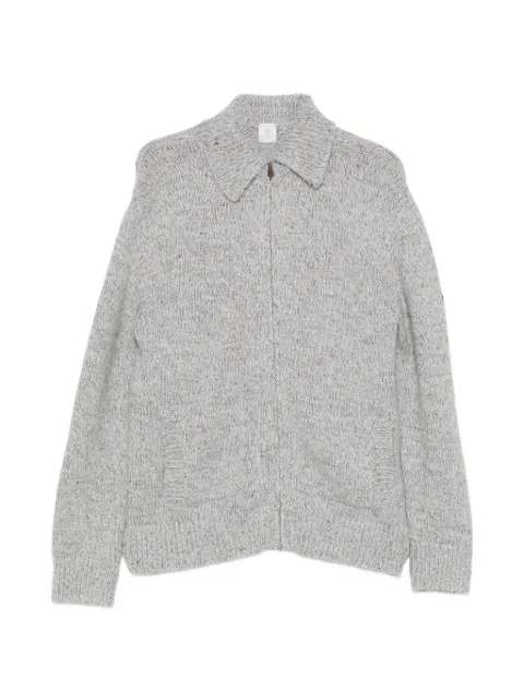 Eleventy zip-up knitted cardigan