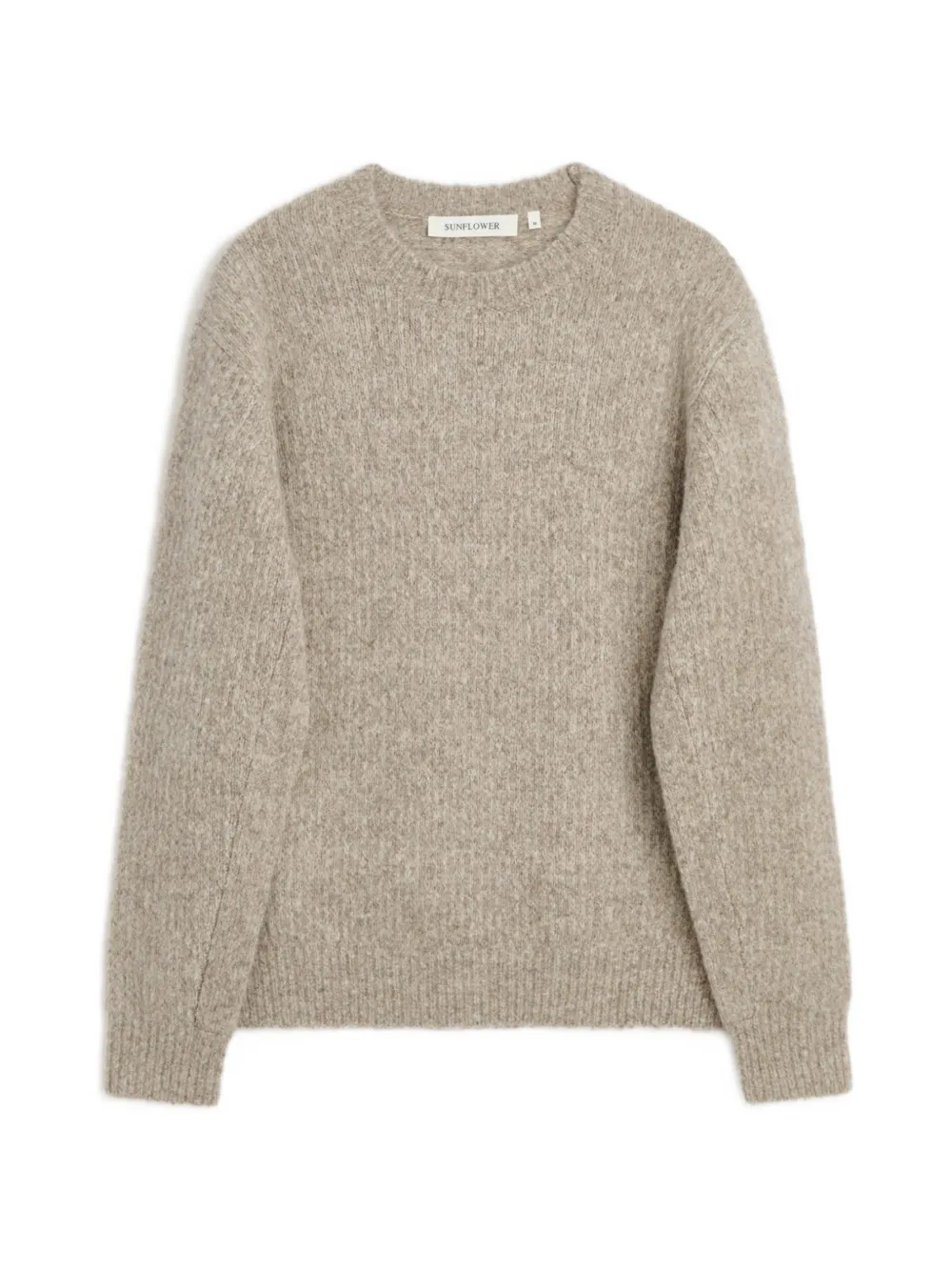 Sunflower crew-neck knitted sweater