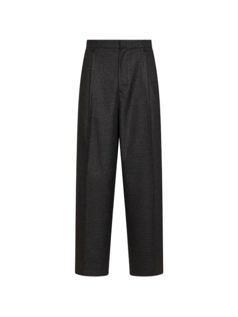 DARKPARK Davide micro-houndstooth wide-leg trousers