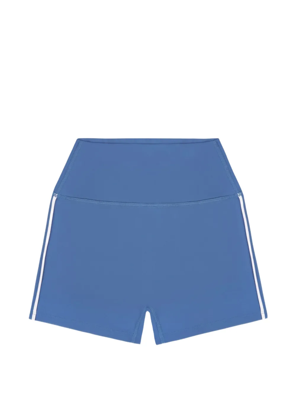 Sporty & Rich short à rayures latérales contrastantes - Bleu