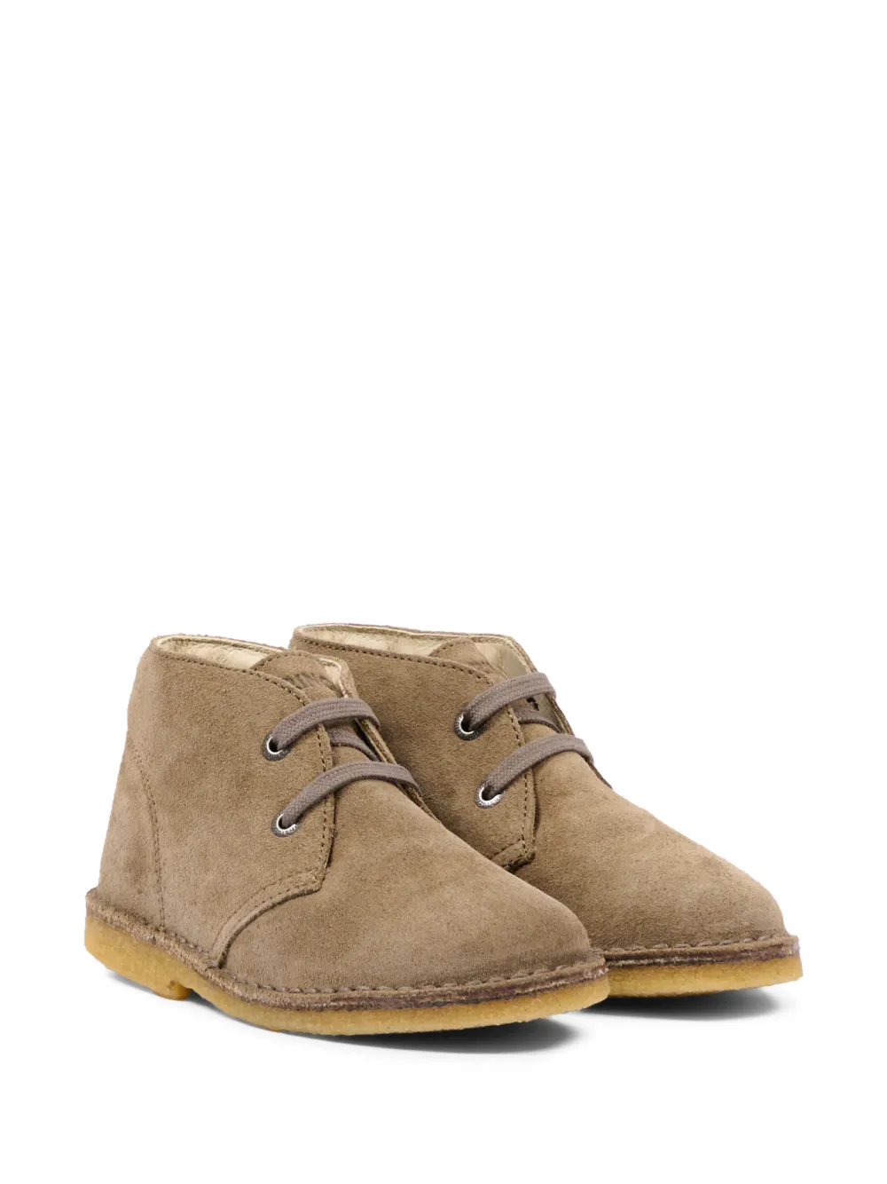 NATURINO lace-up suede ankle boots - Toni neutri