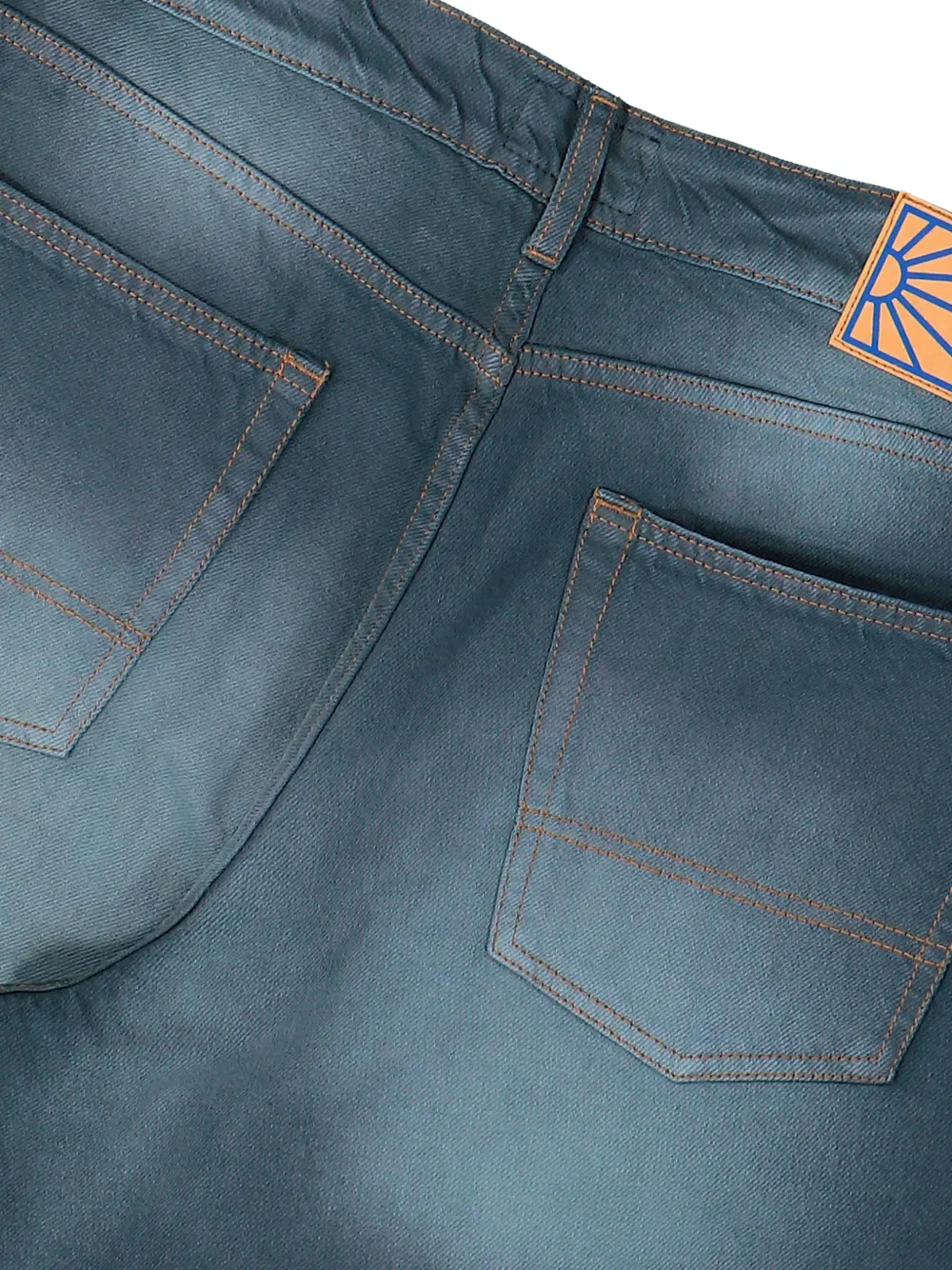 RASSVET Baggy jeans met geverfd effect Groen