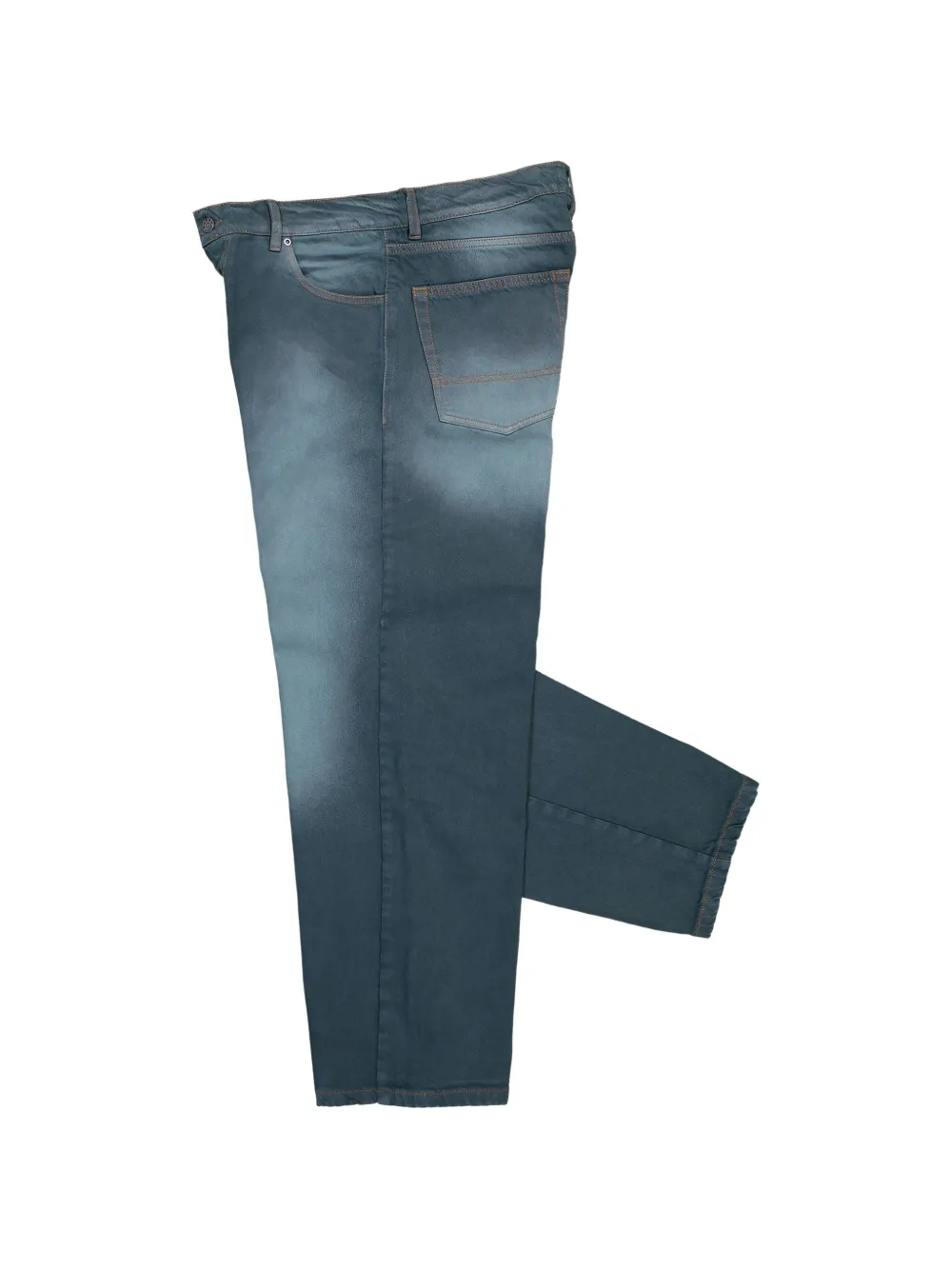RASSVET Baggy jeans met geverfd effect Groen