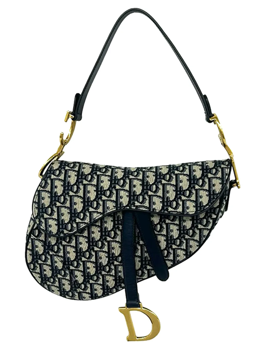 Christian Dior Pre-Owned 2000-2026 Oblique Satchel-Tasche aus Canvas - Blau
