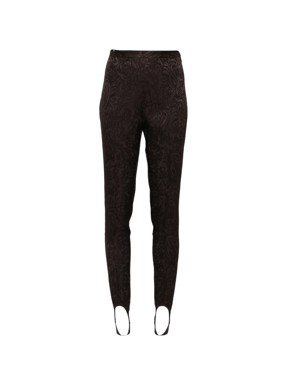 ALEMAIS Adeline paisley-jacquard stirrup trousers