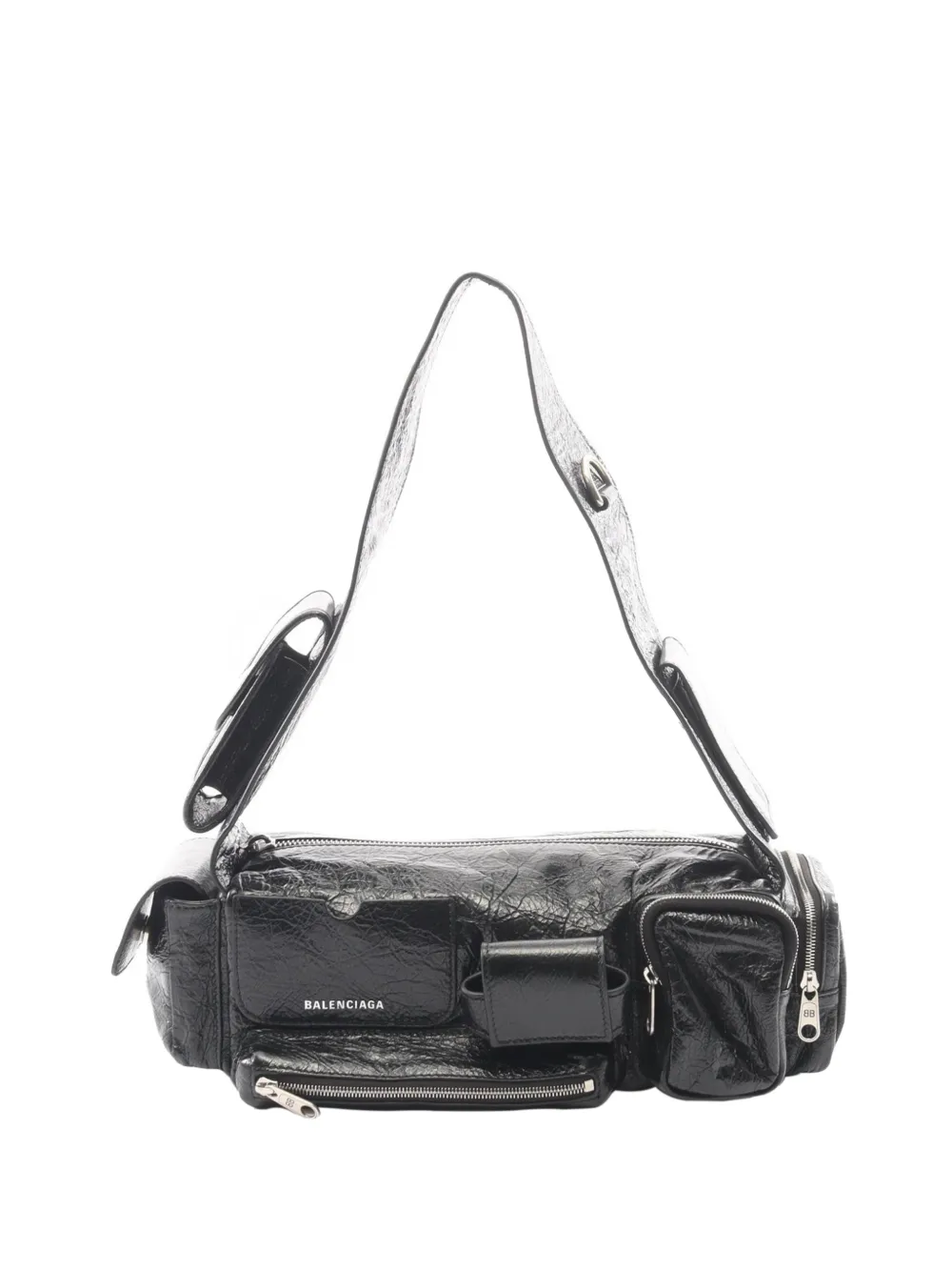 Balenciaga Pre-Owned 2010-2026 Lambskin Superbusy Sling Bag XS shoulder bag - Nero