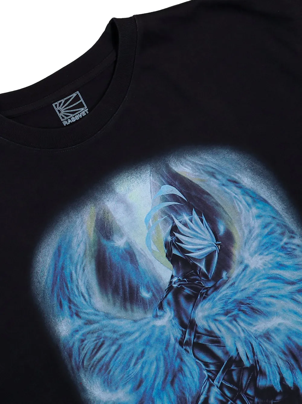 RASSVET Veil T-shirt met grafische print Zwart