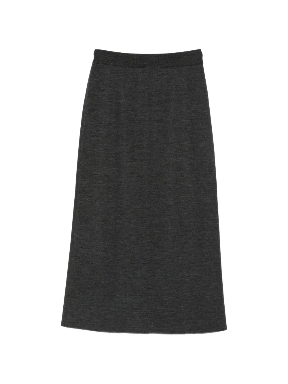 AGL rear-slit midi skirt - Grigio