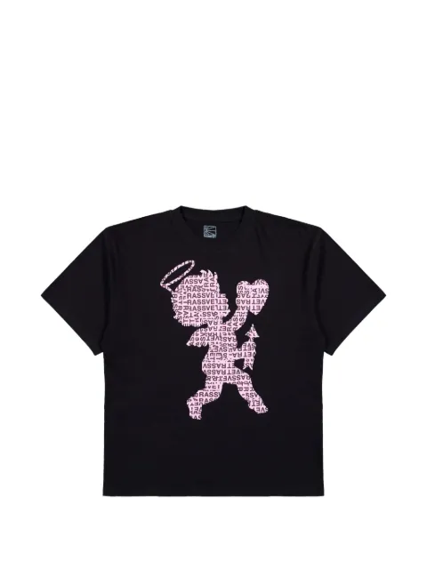 RASSVET Cupid-print cotton T-shirt