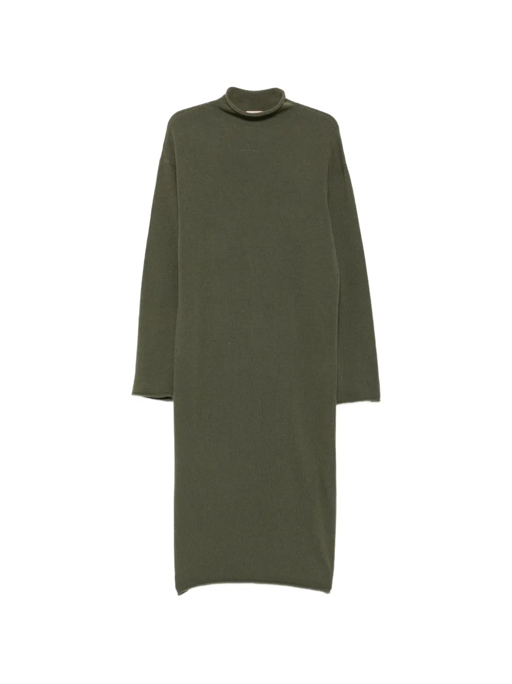 AGL Abito midi a maniche lunghe - Verde