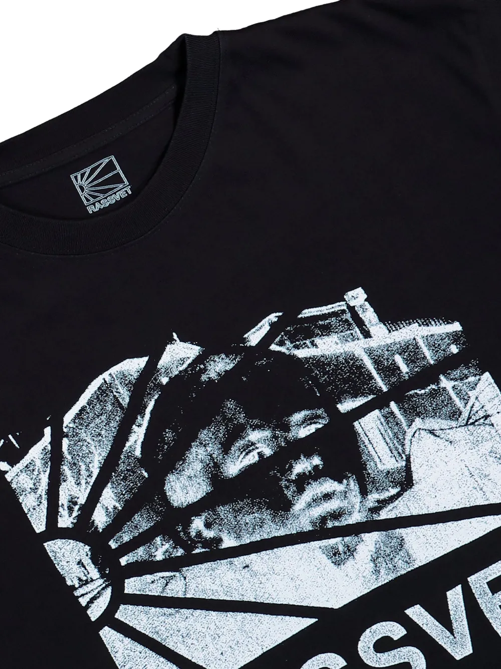 RASSVET Heritage T-shirt met grafische print Zwart