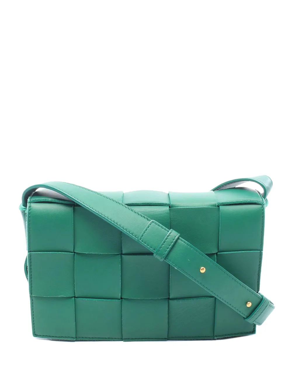 Bottega Veneta Pre-Owned 2015-2026 Nappa Intrecciato Padded Cassette crossbody bag - Verde