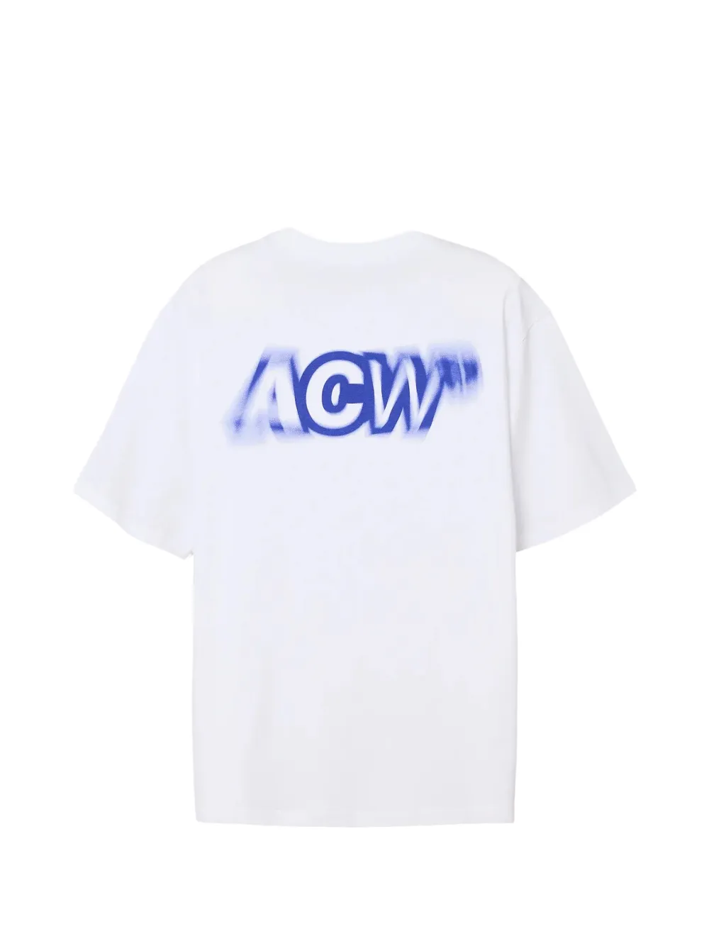 A-COLD-WALL* Spin katoenen T-shirt met logoprint Wit